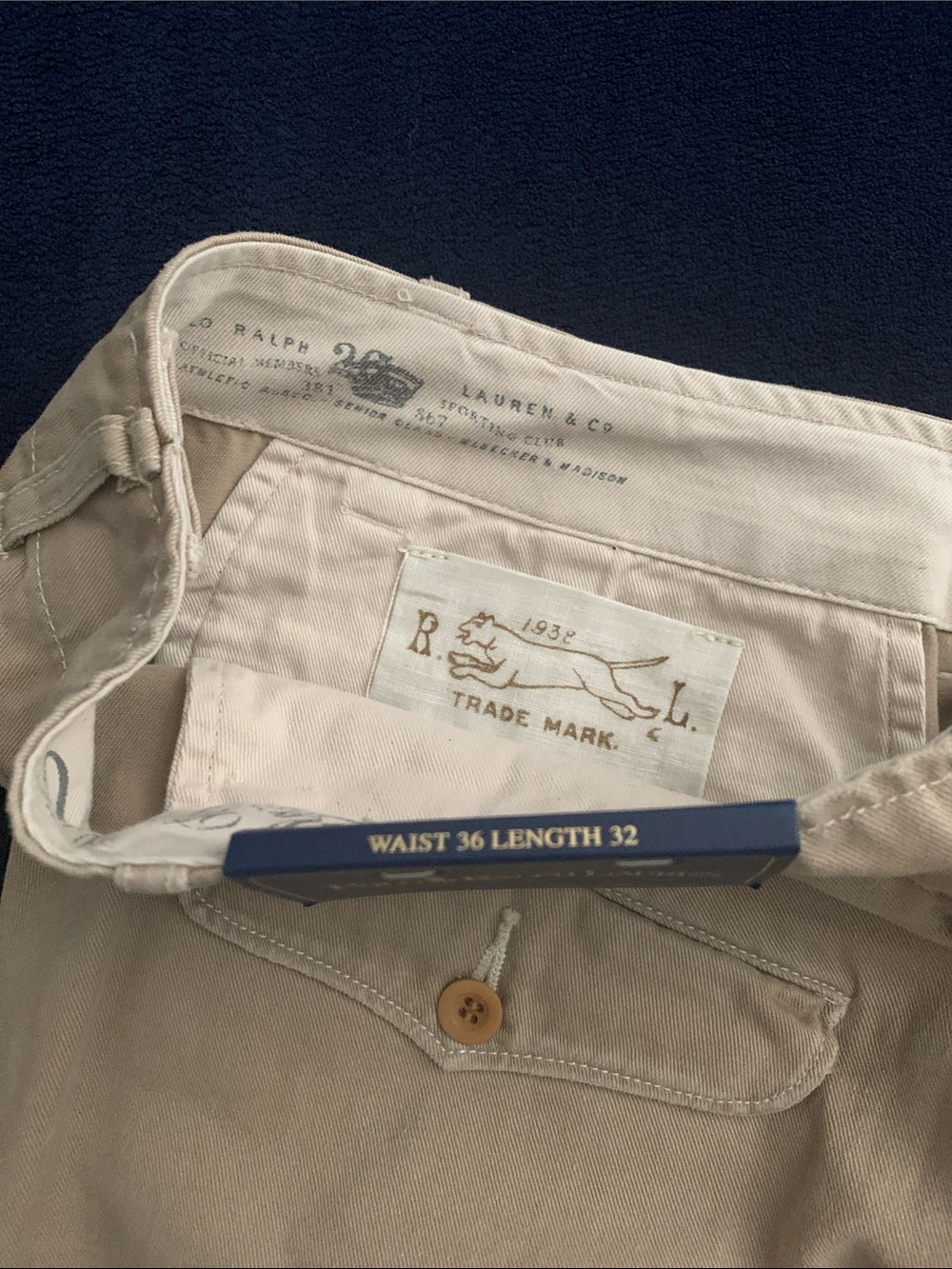 Polo RL Men's Tan Safari Scene Chino - Picture 13 of 13